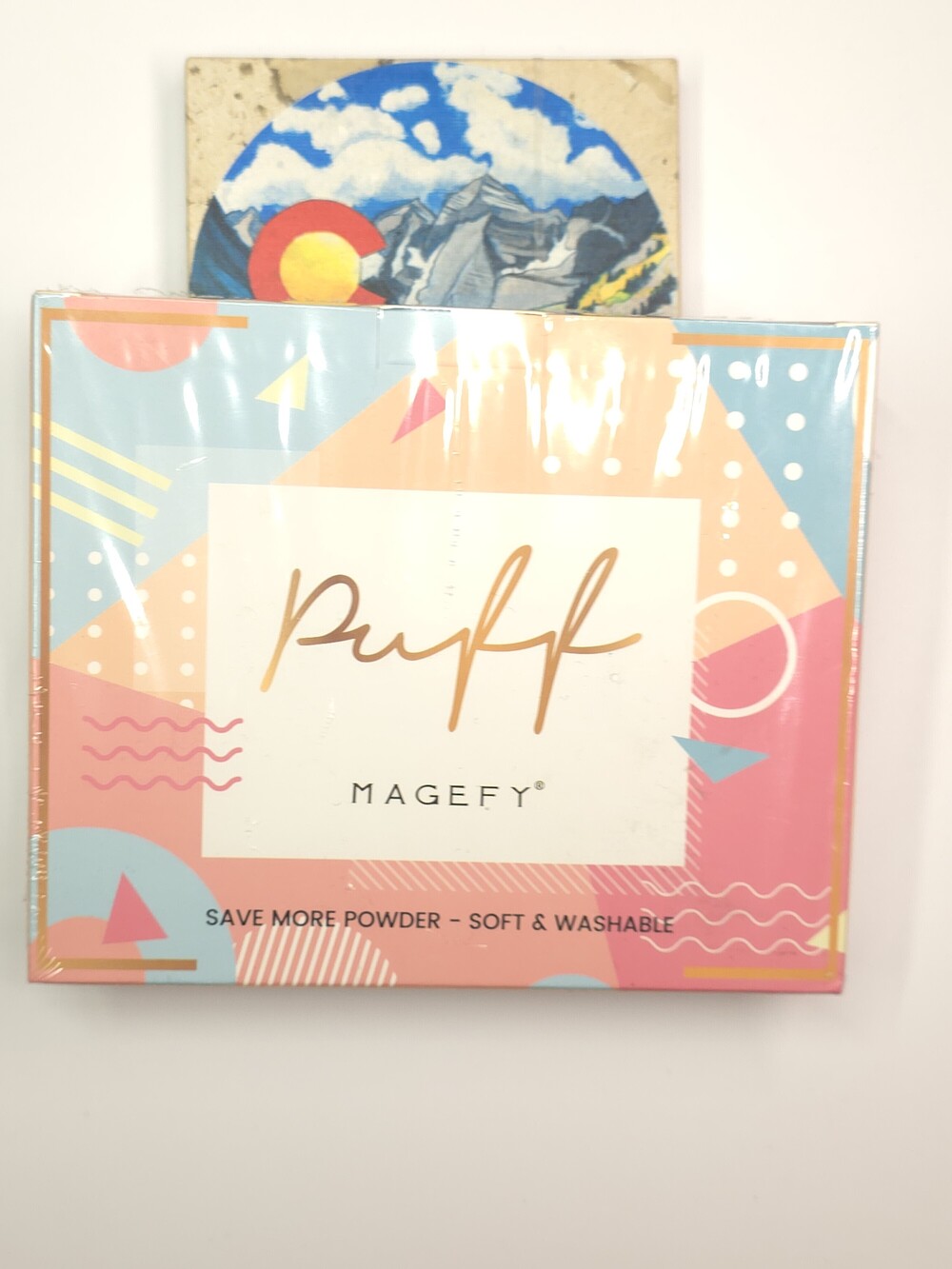MAGEFY Makeup Puff Set - 8 Piece Black & White